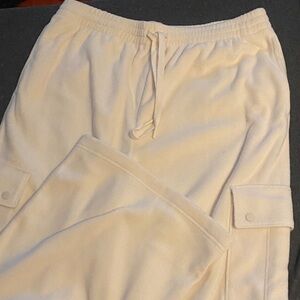 PINK Victoria's Secret  Joggers Sweatpants cream color